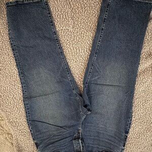 Express Women's Relaxed Straight Ankle, high rise.